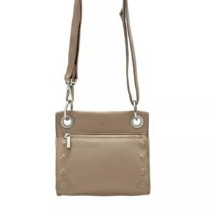 Hammitt Tony Quicksand Crossbody Neutral Purse NEW Taupe Beige Gray Handbag HOT